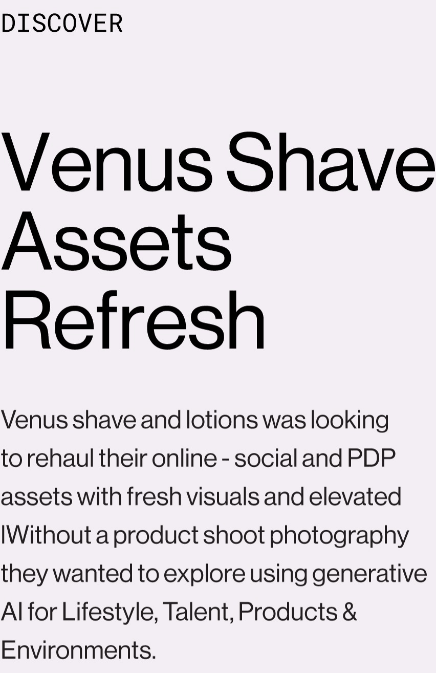 Venus Shave Assets Refresh