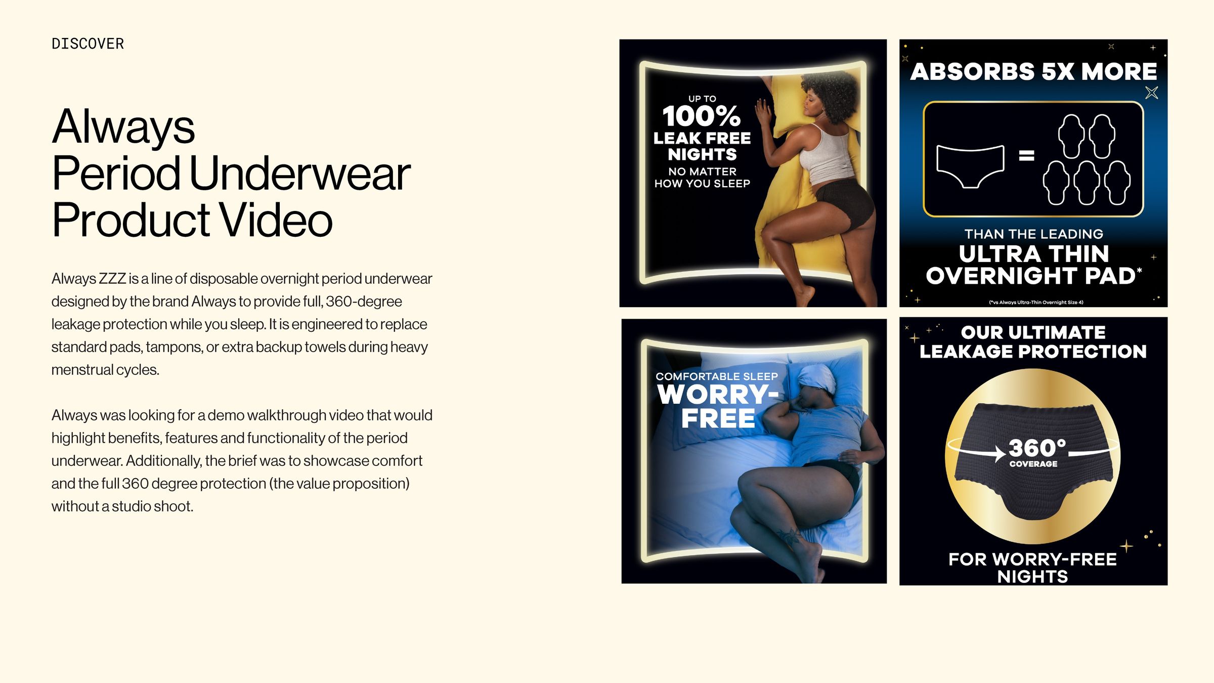 Always Period Underwear Product Video
