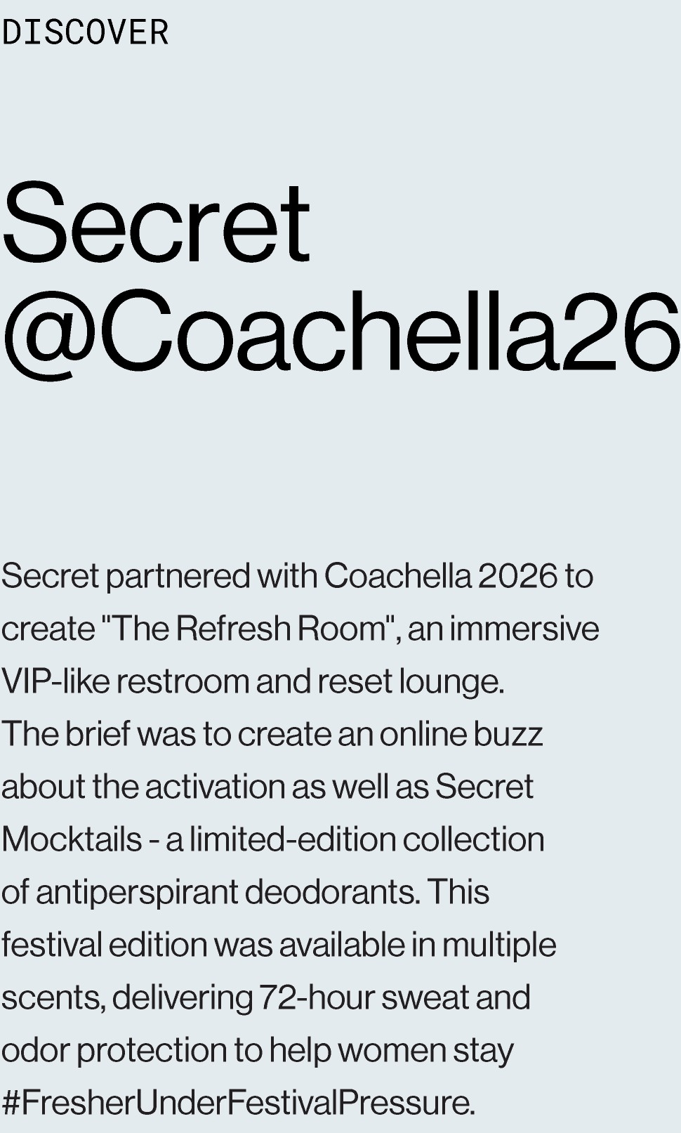 Secret @Coachella26