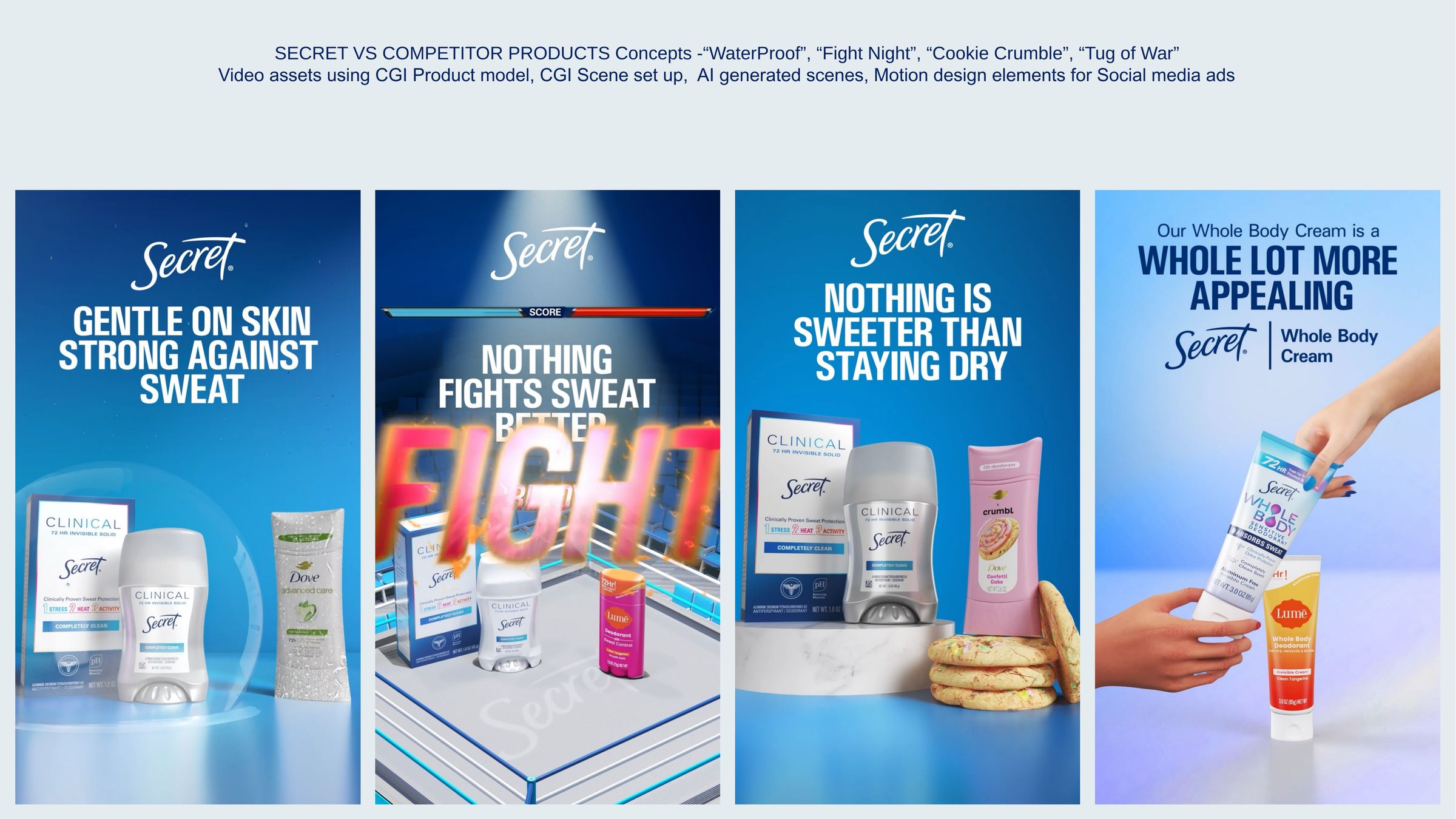 Secret vs Competitor Products